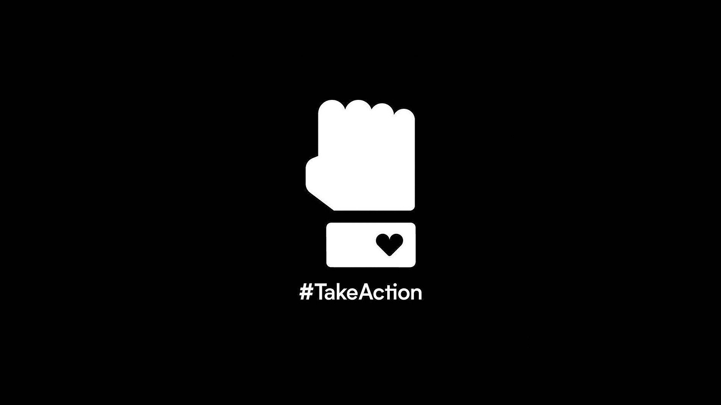 Screenshot of an image some Facebook employees are adding to their internal profiles, with or without the hashtag, to protest company policy. Screenshot of an image some Facebook employees are adding to their internal profiles, with or without the hashtag, to protest company policy.