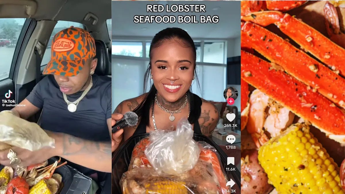 Here's why Red Lobster's Seafood Boils and Crabfest are going viral
