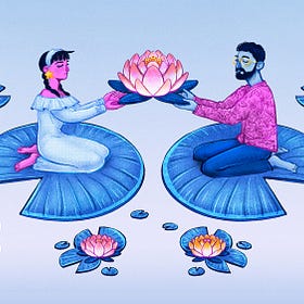 A Bouquet of Lotuses For Your Birthday