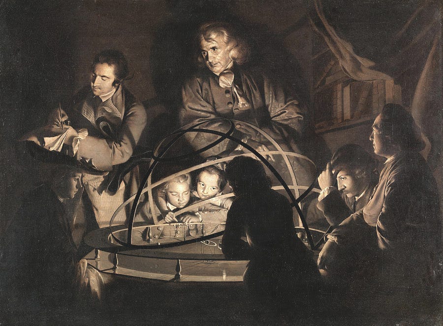 Philosopher Giving A Lecture On The Orrery by Litz Collection