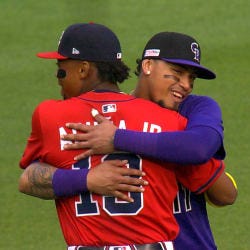 Orlando Arcia's warm welcome in return to Atlanta Orlando Arcia's warm welcome in return to Atlanta