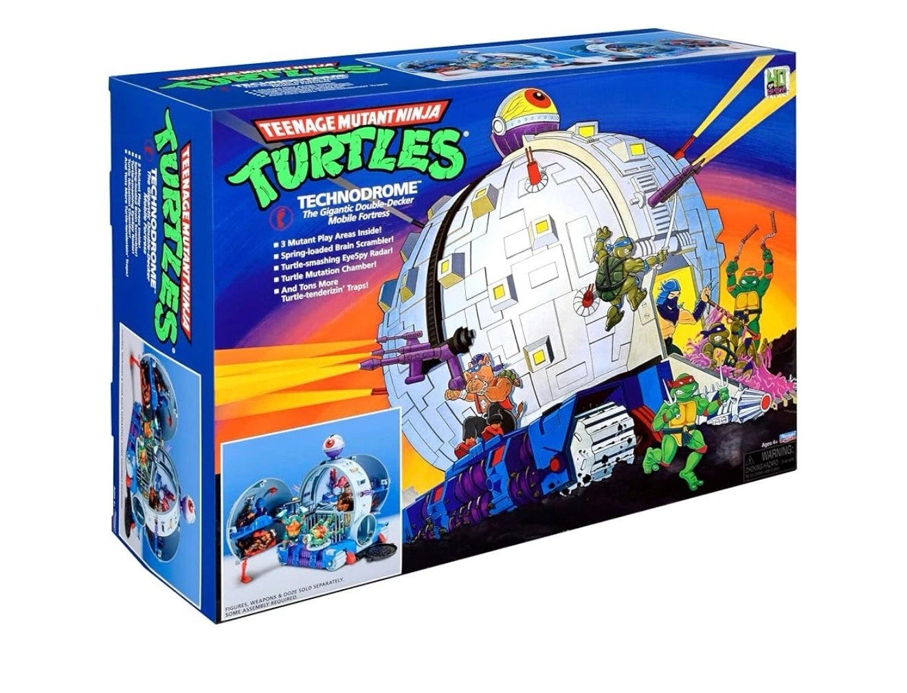 Teenage Mutant Ninja Turtles TMNT Vintage Technodrome Playset NEW Toys Games tcg - Picture 1 of 4