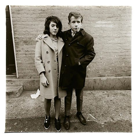 Black and white photographs of people including Susan Sontag and Norman Mailer