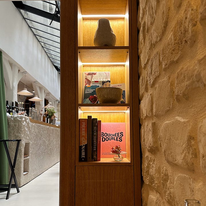 The dining room at Datil restaurant in Paris