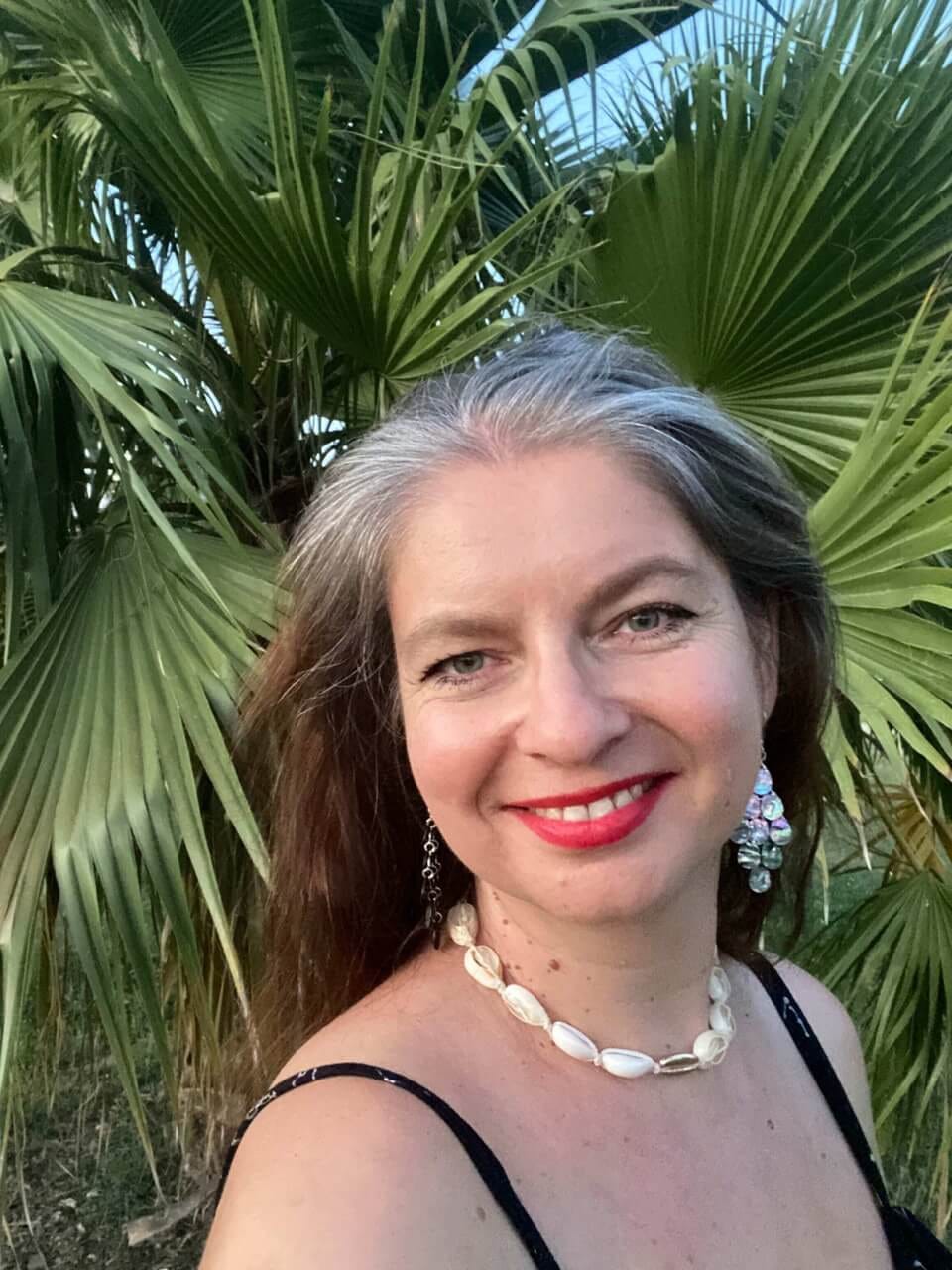Csilla Gergely, 47-year-old feminine energy coach teaching midlife women about slowing down and self-love