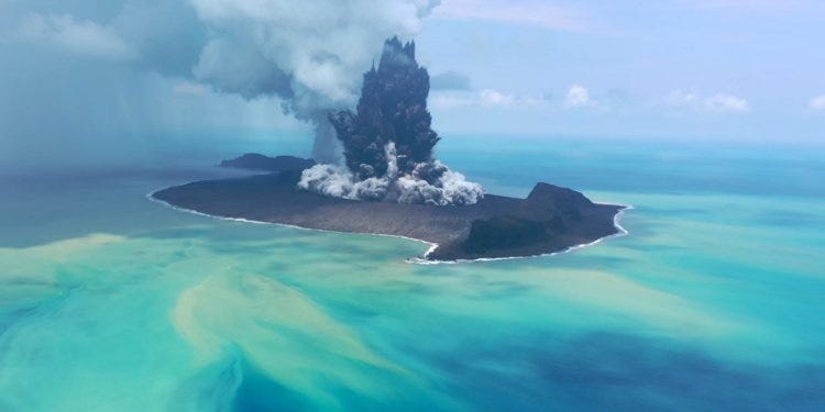 Indications of the Hunga Tonga Eruption as Prime Suspect Behind Recent Temperature Spike