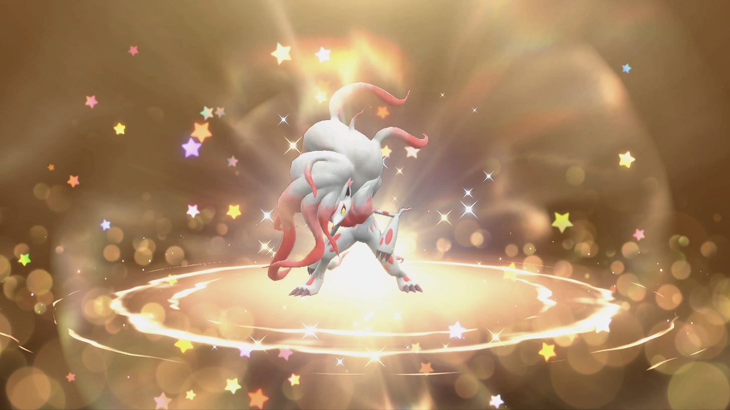 Fans who purchased the Pokémon Scarlet & Violet DLC can obtain a Hisuian Zoroark before Tuesday October 31st 2023 Fans who purchased the Pokémon Scarlet & Violet DLC can obtain a Hisuian Zoroark before Tuesday October 31st 2023