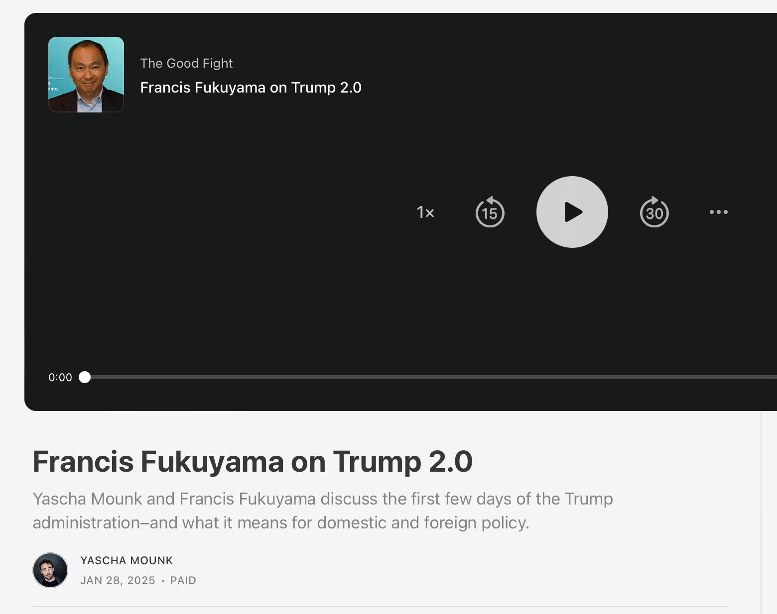 福山與蒙克| 談談川普2.0 - 波士頓書評Boston Review of Books