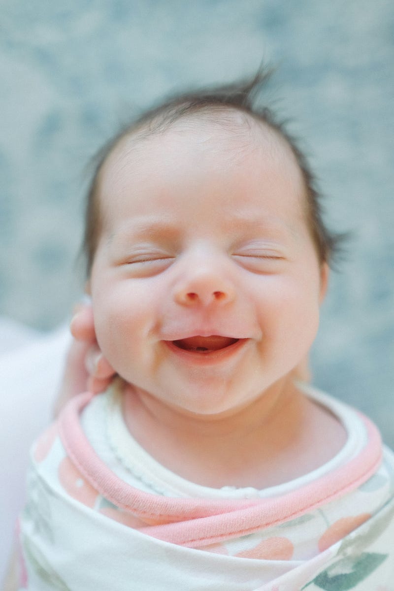 A happy baby A happy baby