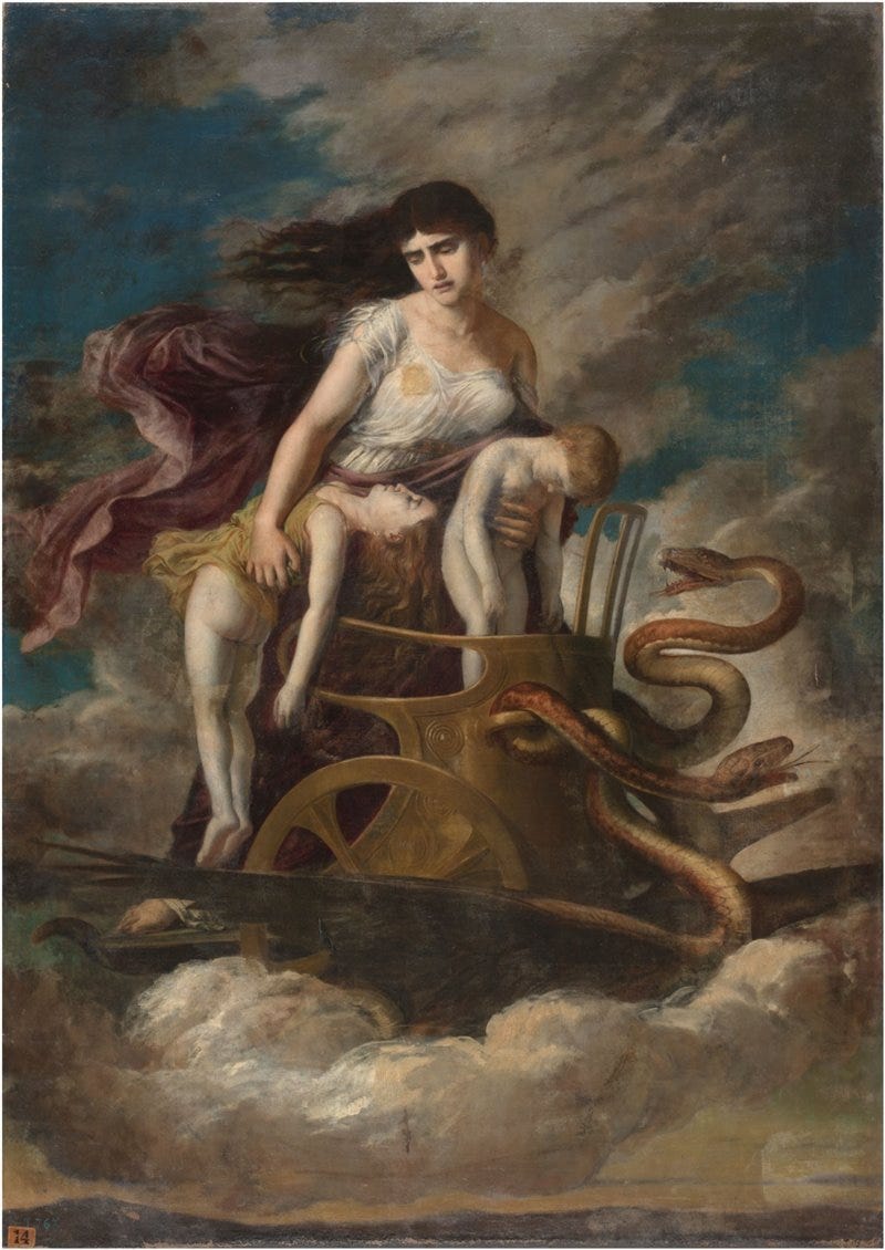 Medea y sus hijos muertos Medea y sus hijos muertos
