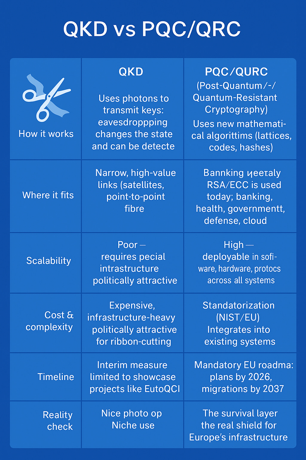 QKD vs PQC: Europe’s Crypto Strategy - by Jiri Fiala