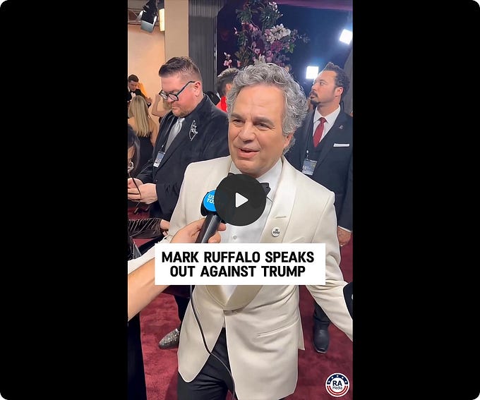 Mark Ruffalo Americans Really American (@reallyamerican):