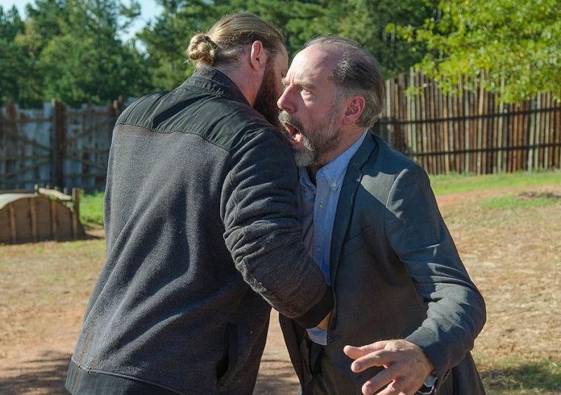 the walking dead 611 knots untie gregory stabbed by ethan 2016 images the walking dead 611 knots untie gregory stabbed by ethan 2016 images