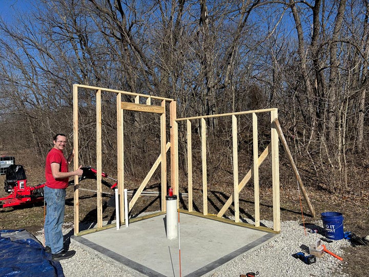 North Wall Framing & Placement
