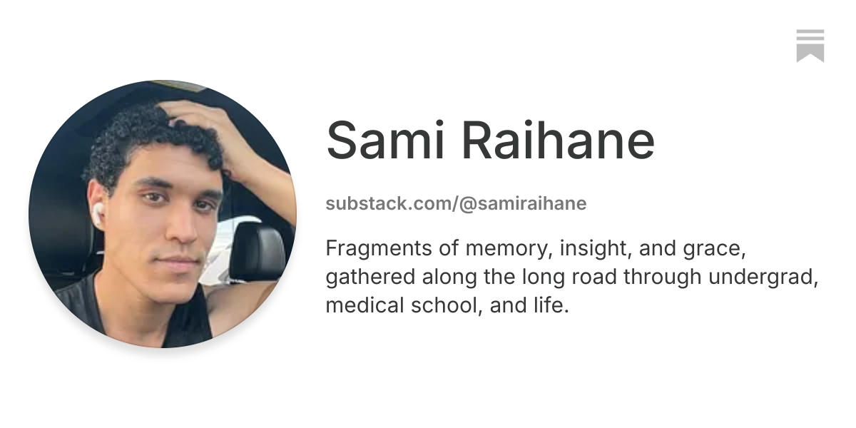 Sami Raihane | Substack