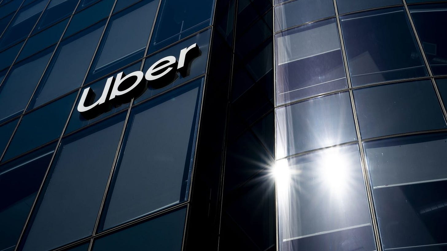 Uber headquarters in San Francisco on July 23, 2024.