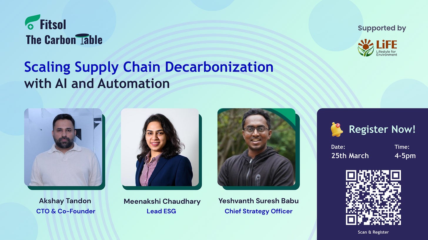 How AI is Solving Supply Chain Emissions | Roundtable Invite