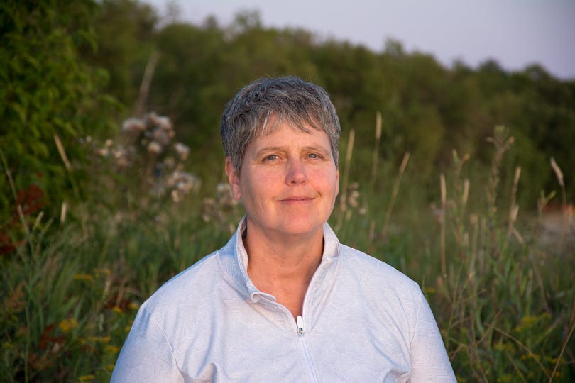 Lorna Sherlock in prairie
