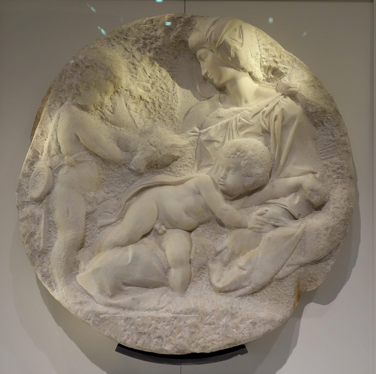 Taddei Tondo marble relief Taddei Tondo marble relief