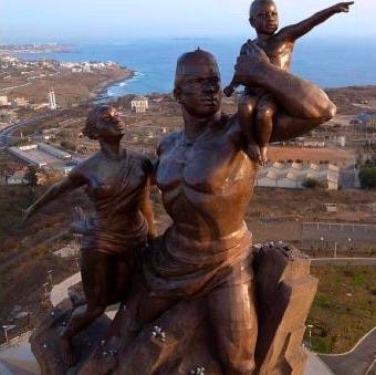r/interestingasfuck - The “African Renaissance Monument” which stands at 160 feet tall and took 4 years to build.