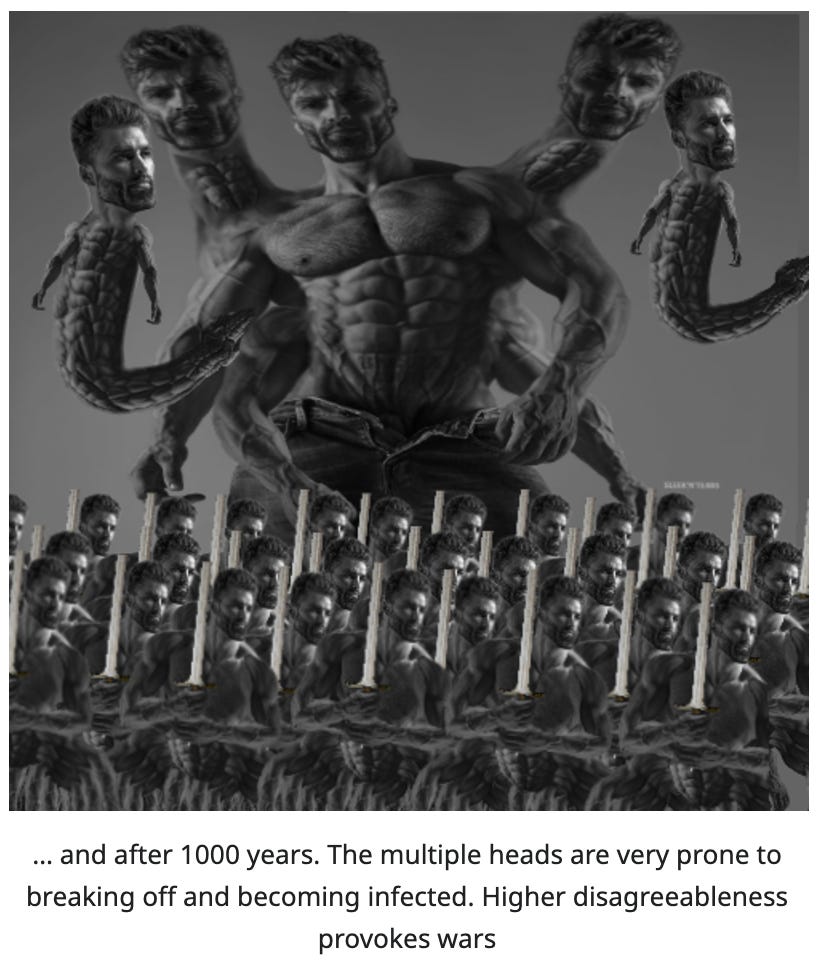 Gigachad abomination created by hypergamy