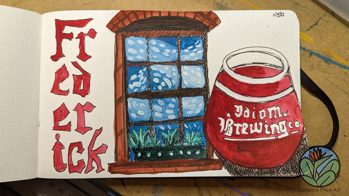 Idiom Brewing in Frederick, Maryland, USA.