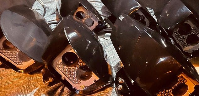 The Blade Runner has kept a haul of the cameras that he has removed from the pavements of the capital