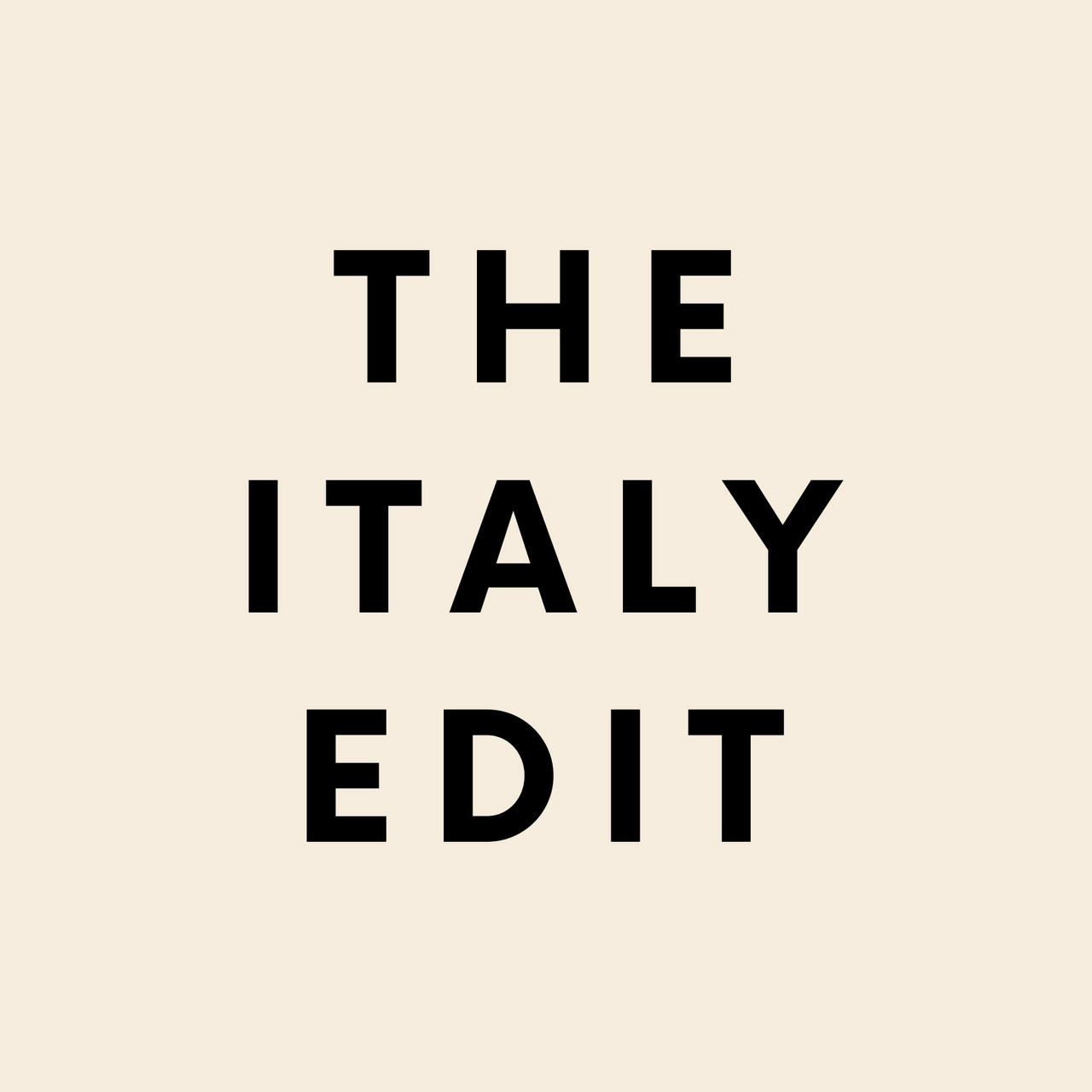The Italy Edit logo