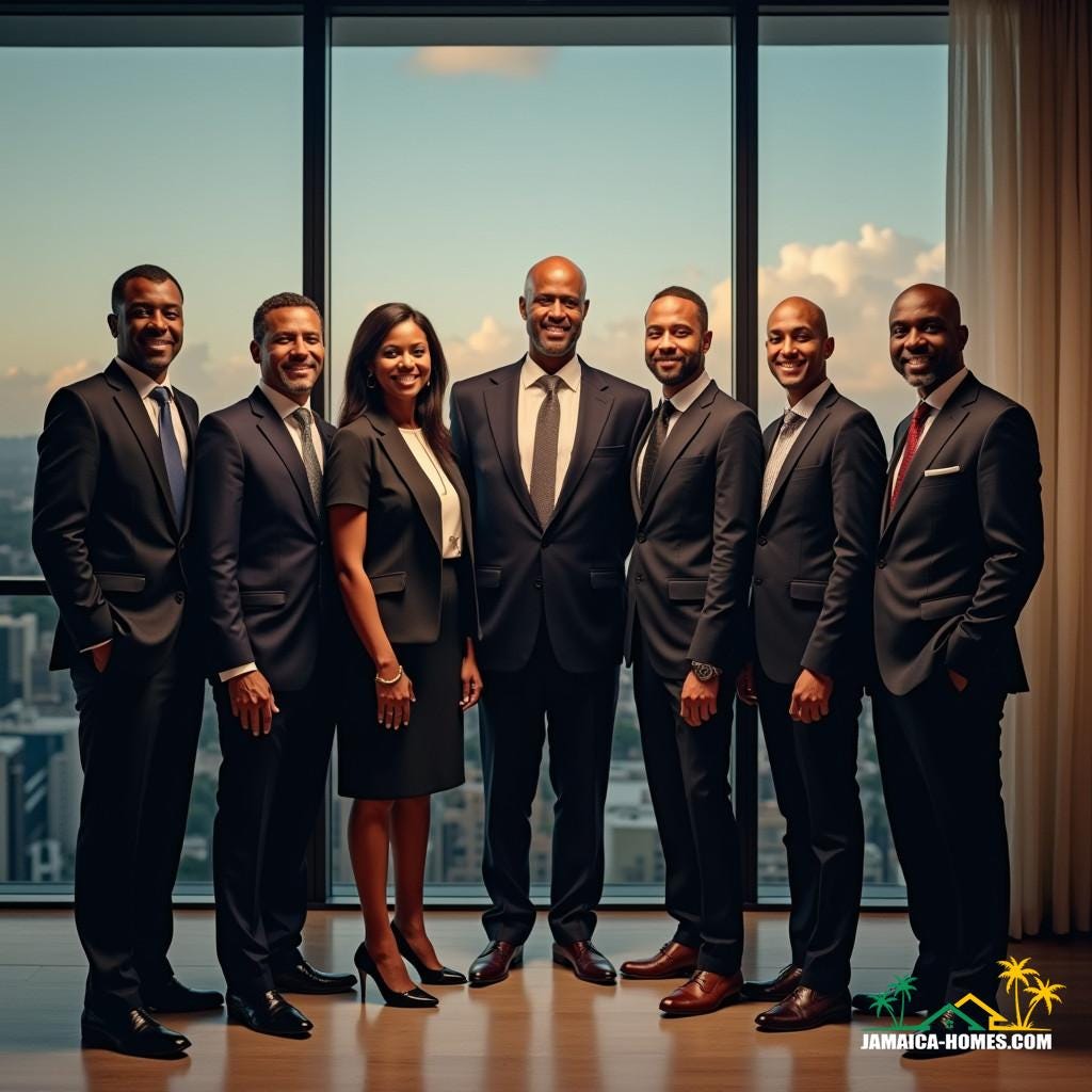 A room full of real estate agents Proudly representing Jamaica's real estate with integrity and respect.