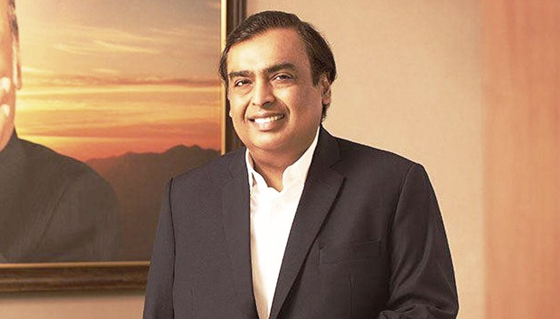 mukesh ambani reliance chairman was not born in india mukesh ambani reliance chairman was not born in india