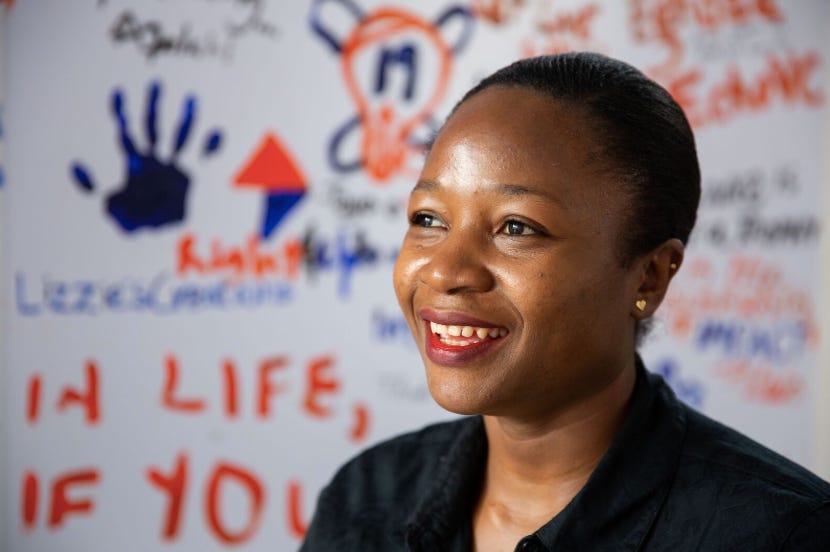 Elizabeth Kperrun 
﻿(Photograph by James Oatway, provided to The Question Marker)