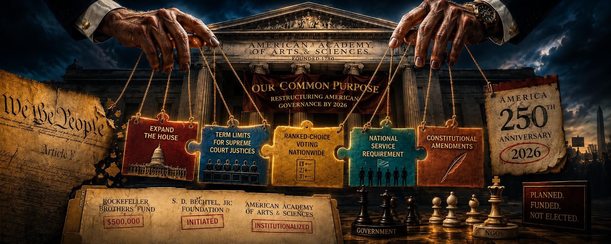 The "Fourth Founding": How our Unelecteds Plan to Rewrite the Constitution (Part 1)