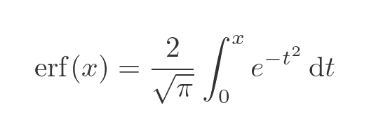 erf function