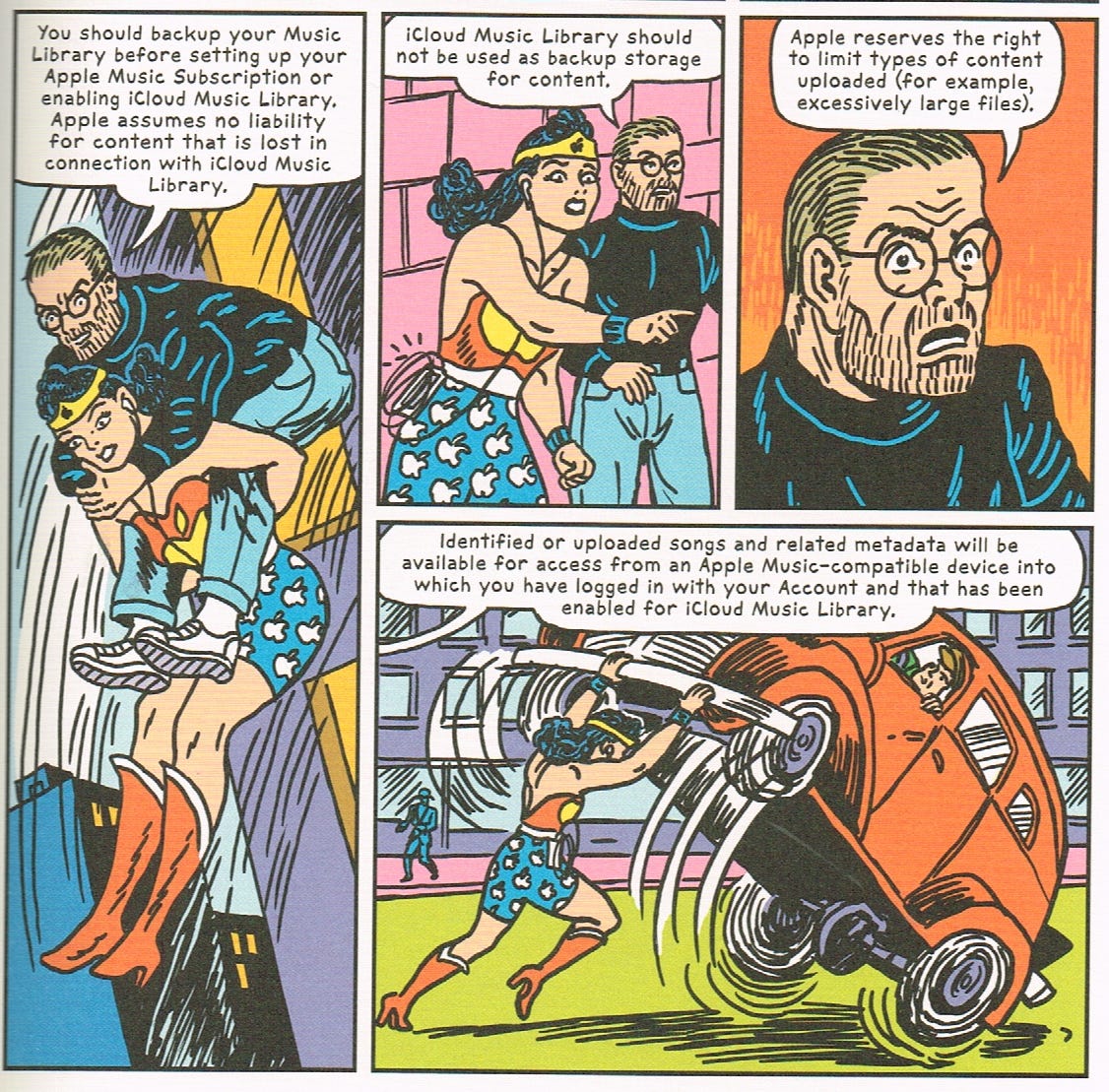 Another section, in the style of Wonder Woman.