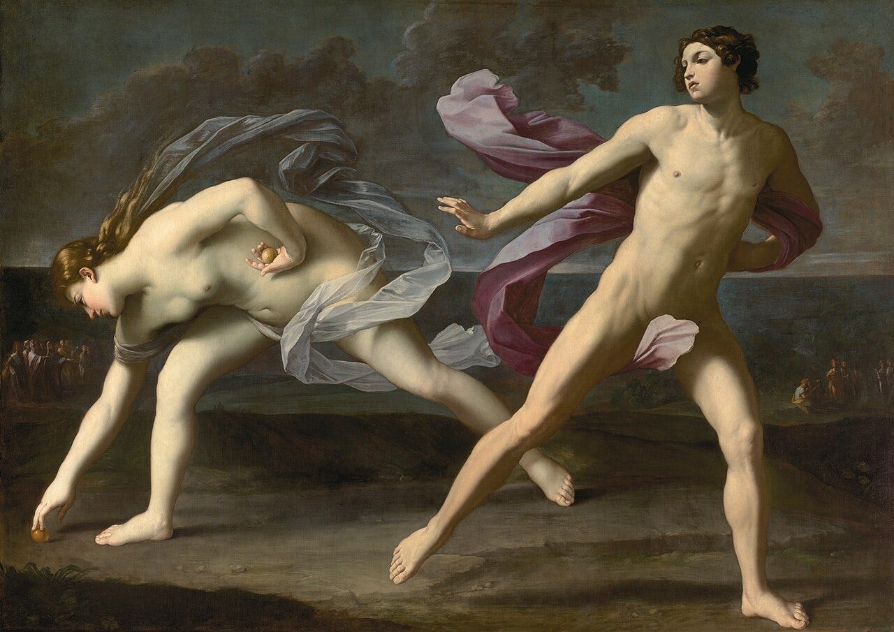 Atalanta and Hippomenes by Guido Reni