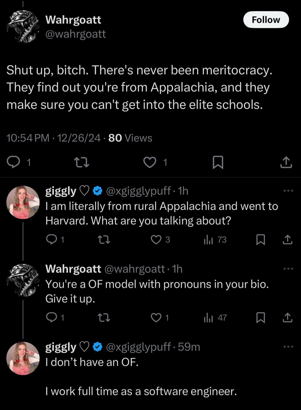 r/NotHowGirlsWork - i think my existence broke this guy’s brain