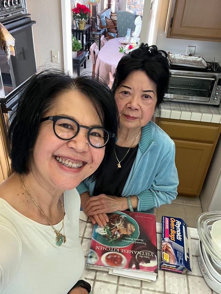 mom and me