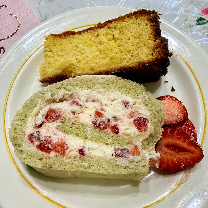 Mom's 92nd birthday cakes!