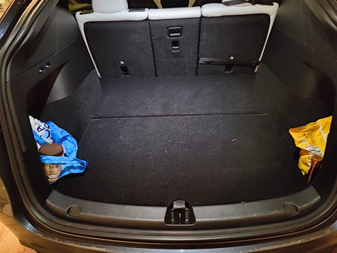 Packing a Tesla Model Y for a Ski trip