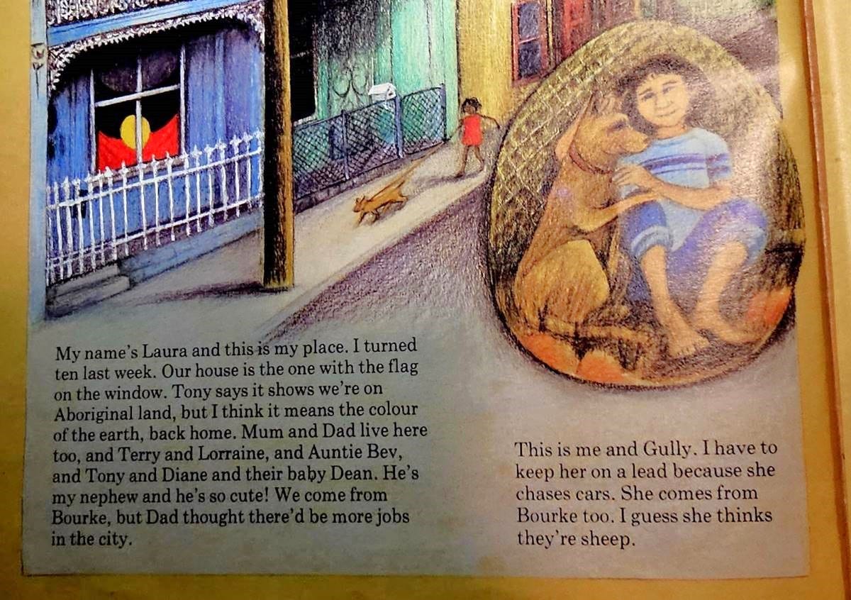 A detail from My Place by Nadia Wheatley and Donna Rawlins. A detail from My Place by Nadia Wheatley and Donna Rawlins.