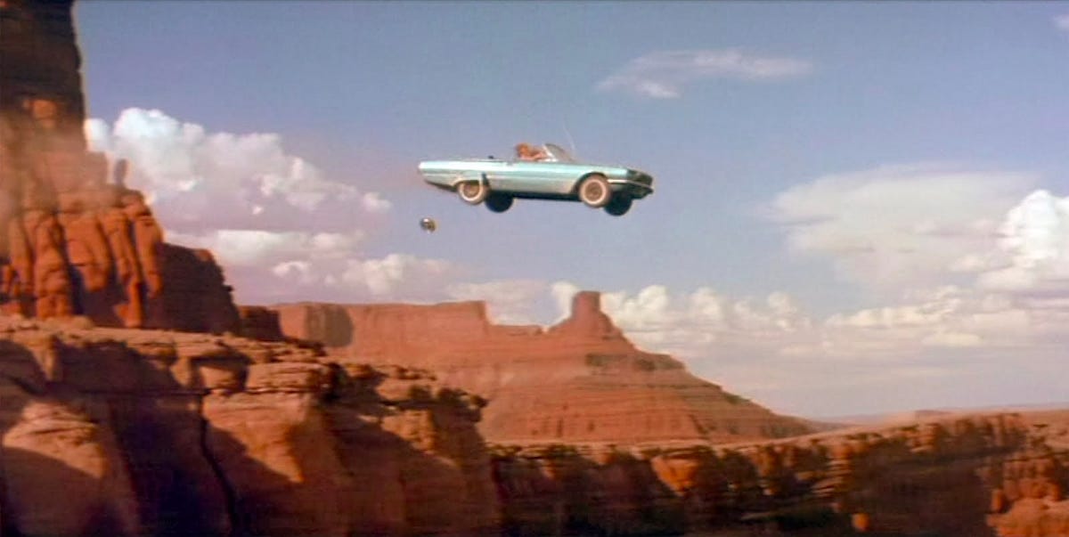 Man who advocates driving off cliff advises friends not to be in the car… –  Slugger O'Toole