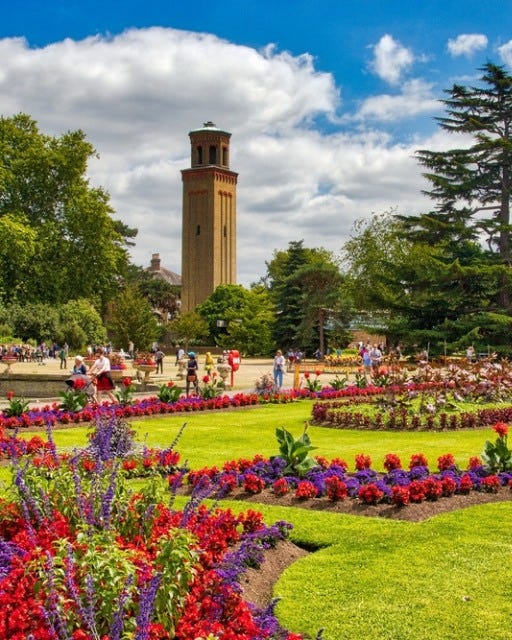 May be an image of bell tower