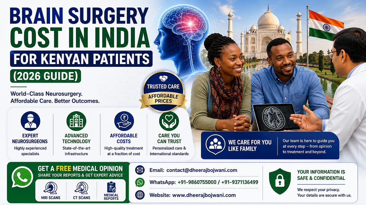 Brain Surgery Cost in India for Kenyan Patients (2026 Guide)