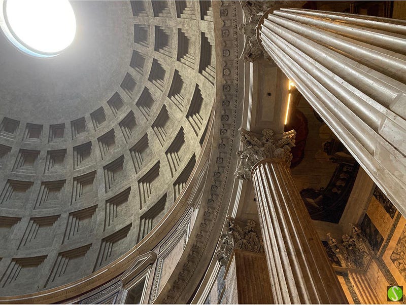 Steve Butcher photo of interior of the Pantheon