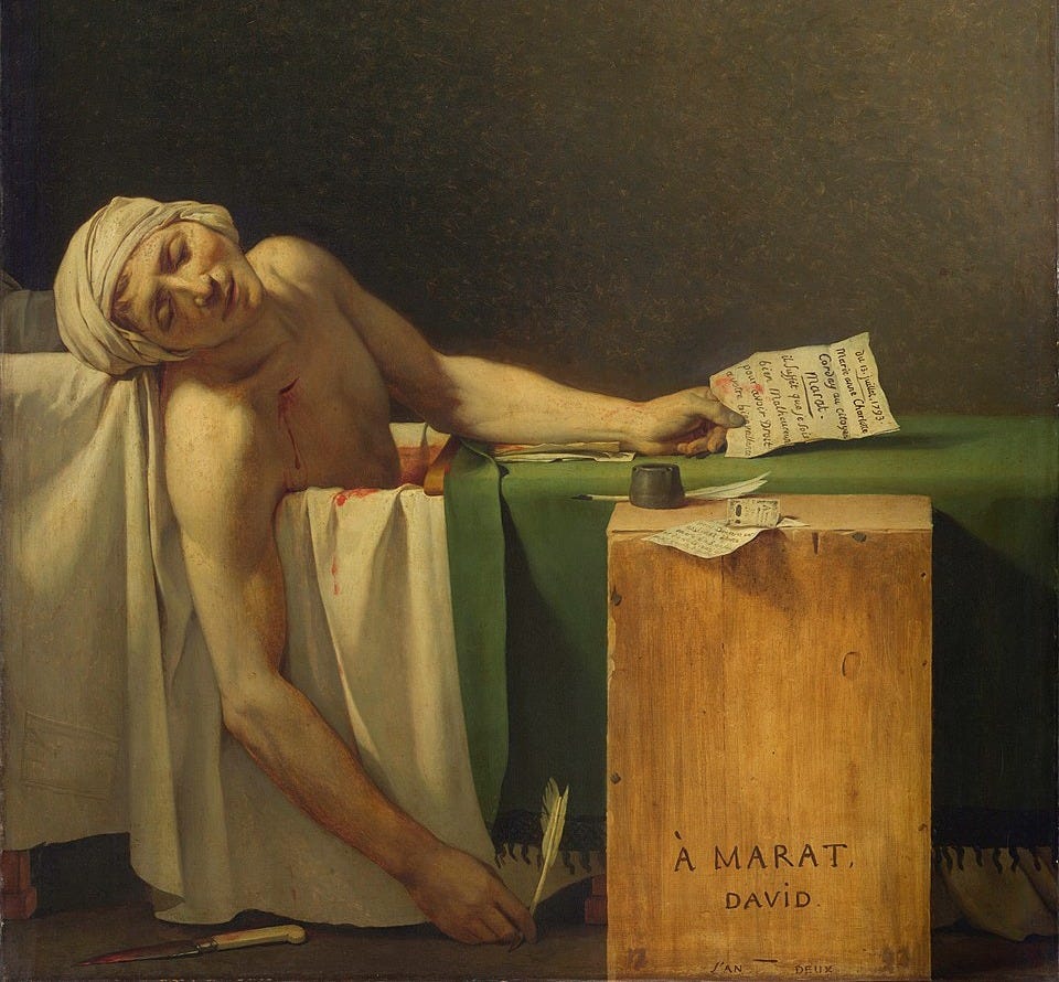The Death of Marat - Wikipedia