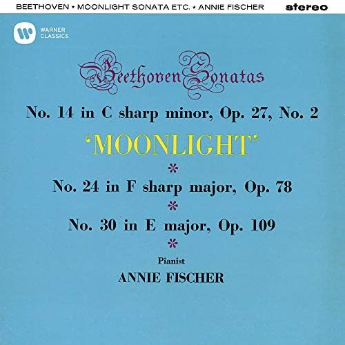 Amazon.com: Beethoven: Piano Sonatas Nos. 14 "Moonlight", 24 "À Thérèse" &  30 : Annie Fischer: Digital Music