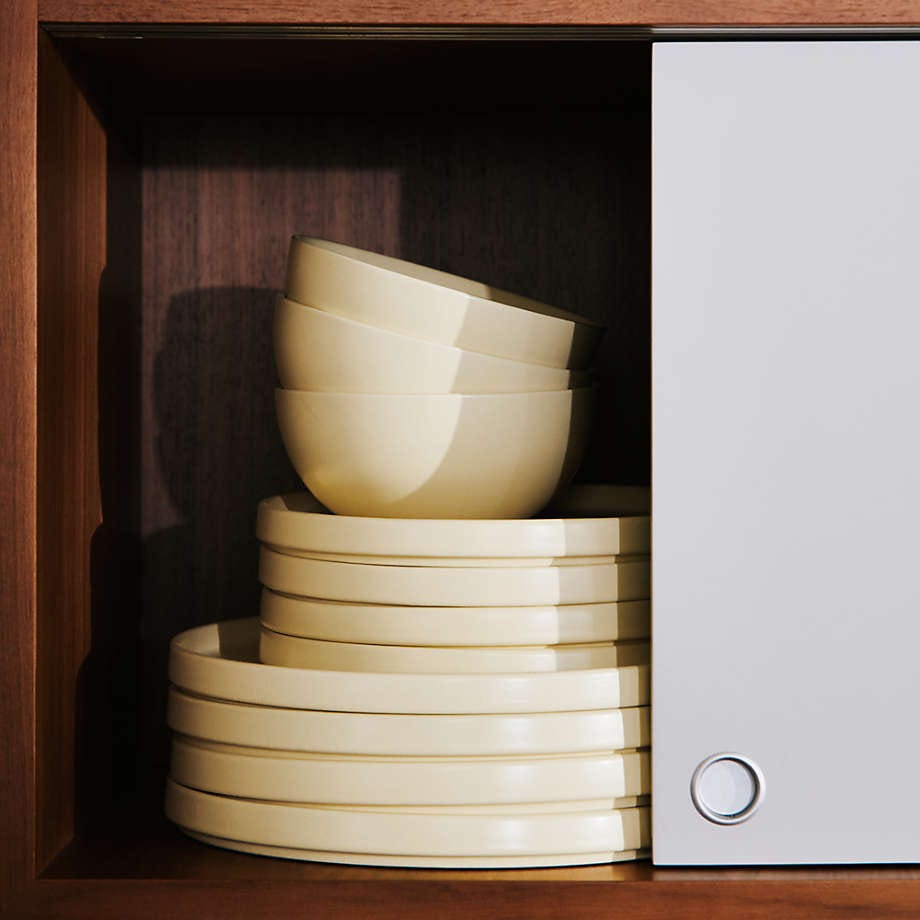 View Butter Yellow Stoneware Dinner Plate by Molly Baz - image 4 of 10