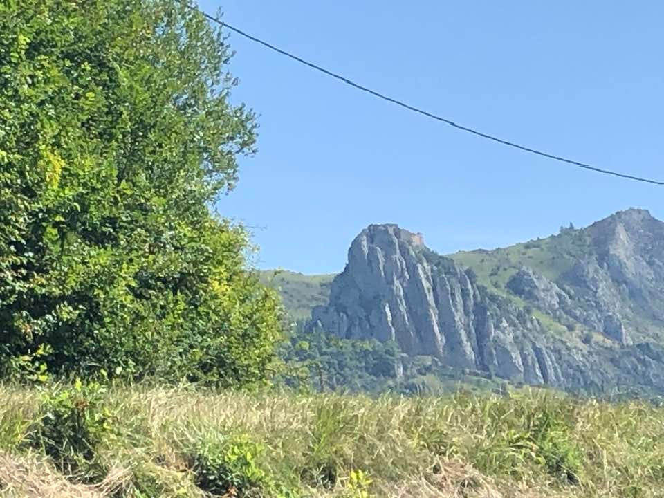 May be an image of fog, mountain and grass