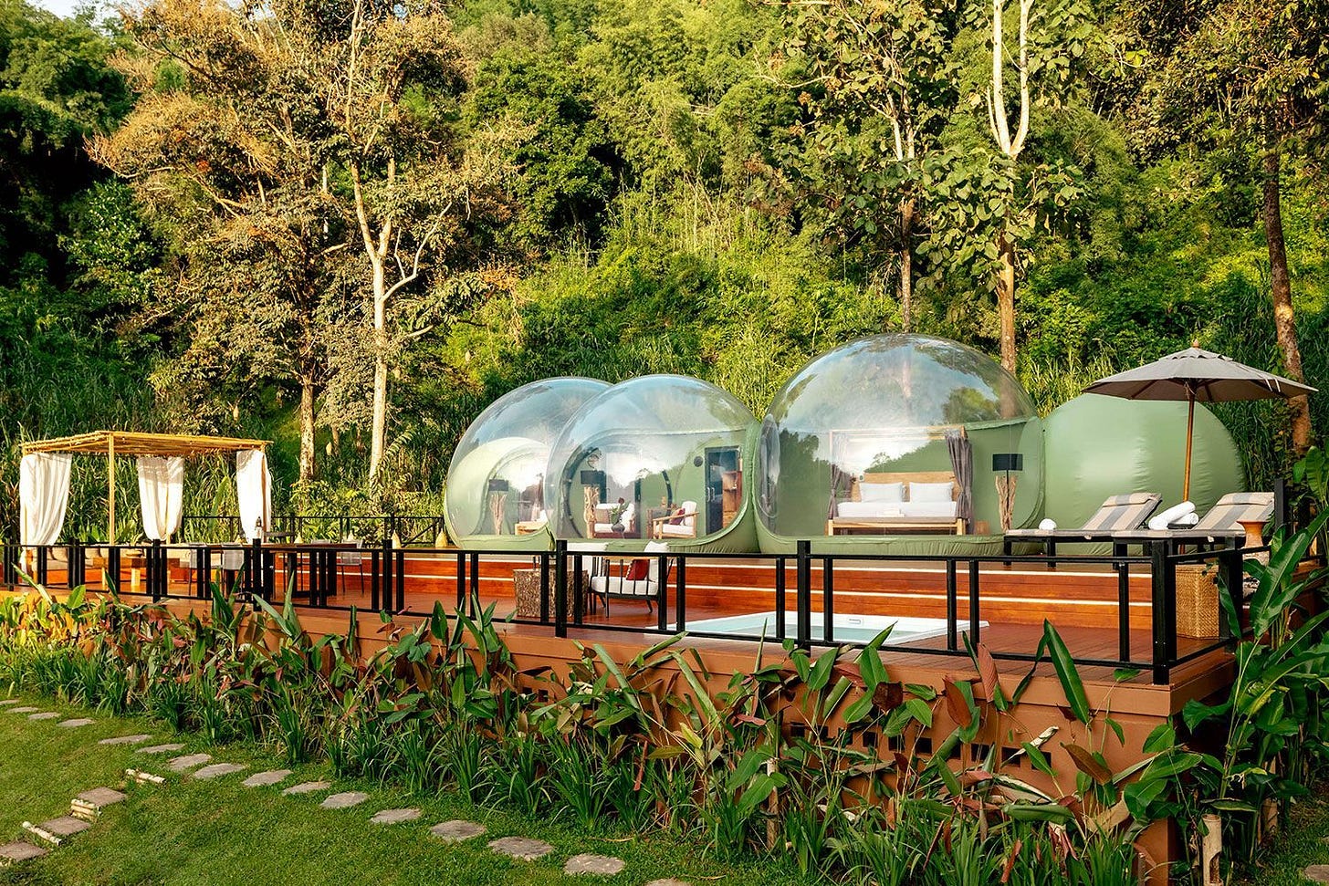 Camp out in jungle bubbles at Anantara Golden Triangle Thailand -  International Travel - delicious.com.au