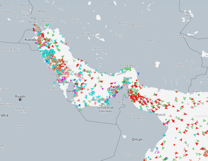 Hormuz, maritime traffic site Hormuz, maritime traffic site